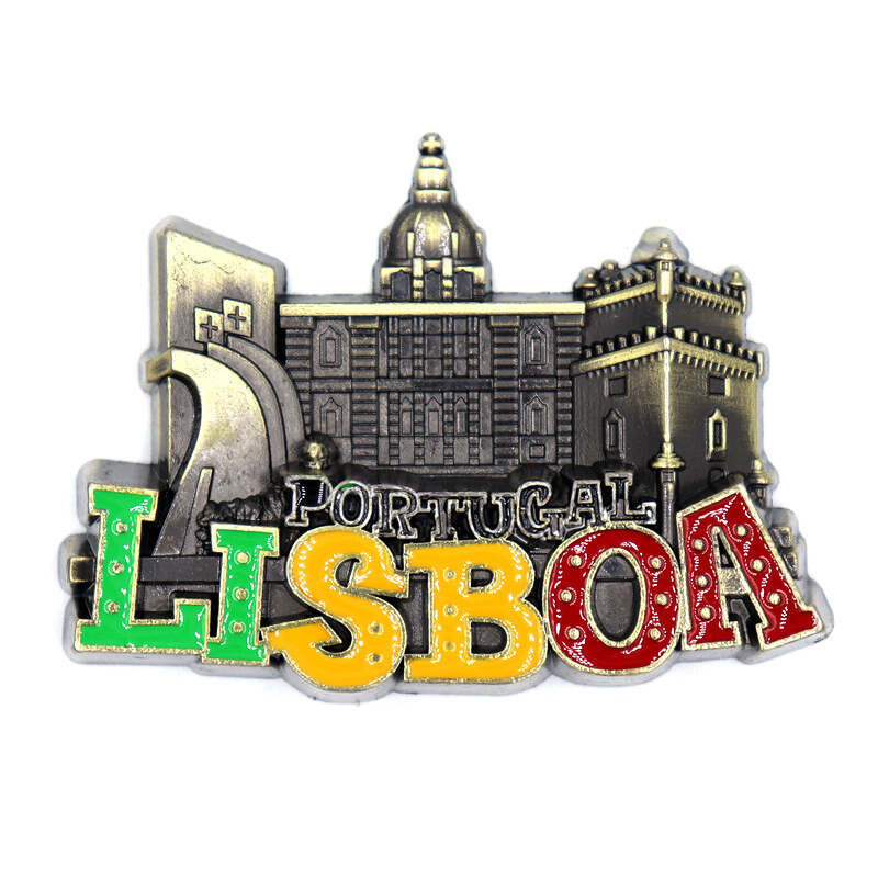 Spania Madrid Magnet Frigider Metal Portugalia Lisboa Magnet Frigider Decoratiuni Copii Magnet Frigider Decor Suvenir Copii