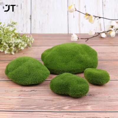 4db mesterséges moha kő szimuláció tündérkert miniatűrök bonsai terrárium zamatos törpék hamis moha lakberendezési dekoráció