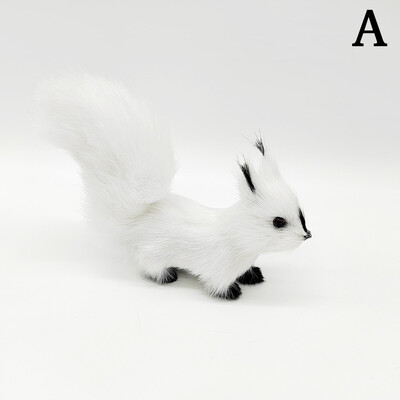 Szimuláció Mókus Állatfigurák Miniatűrök Mesterséges Hamis Mókus Kerti Fadíszek Otthon Karácsonyi asztaldísz