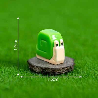 6 vnt. 3D dervos animacinių filmų gyvūnas zuikis karvė lėlės dekoravimas namų dekoravimas „pasidaryk pats“ amatai lėlių namelio priedai Kalėdų dovana