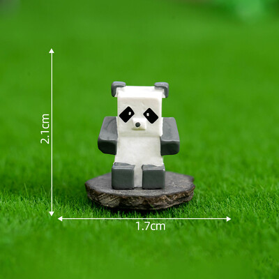 6 vnt. 3D dervos animacinių filmų gyvūnas zuikis karvė lėlės dekoravimas namų dekoravimas „pasidaryk pats“ amatai lėlių namelio priedai Kalėdų dovana