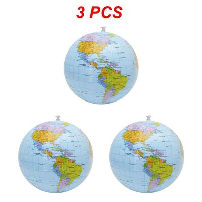 16 colių pripučiamas Žemės pasaulio geografinis gaublio žemėlapis Balionų žaislas Paplūdimio kamuoliukas Ankstyvojo ugdymo žaislai