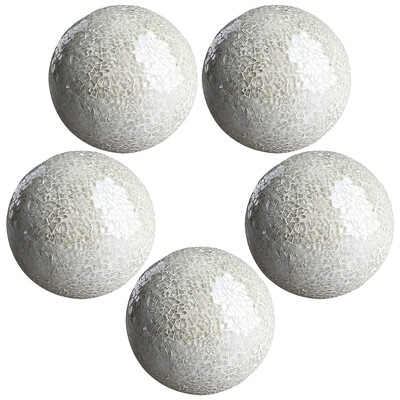 3/5kom Staklena mozaik kugla Ukrasne kuglice Mozaik stol Dekoracija doma