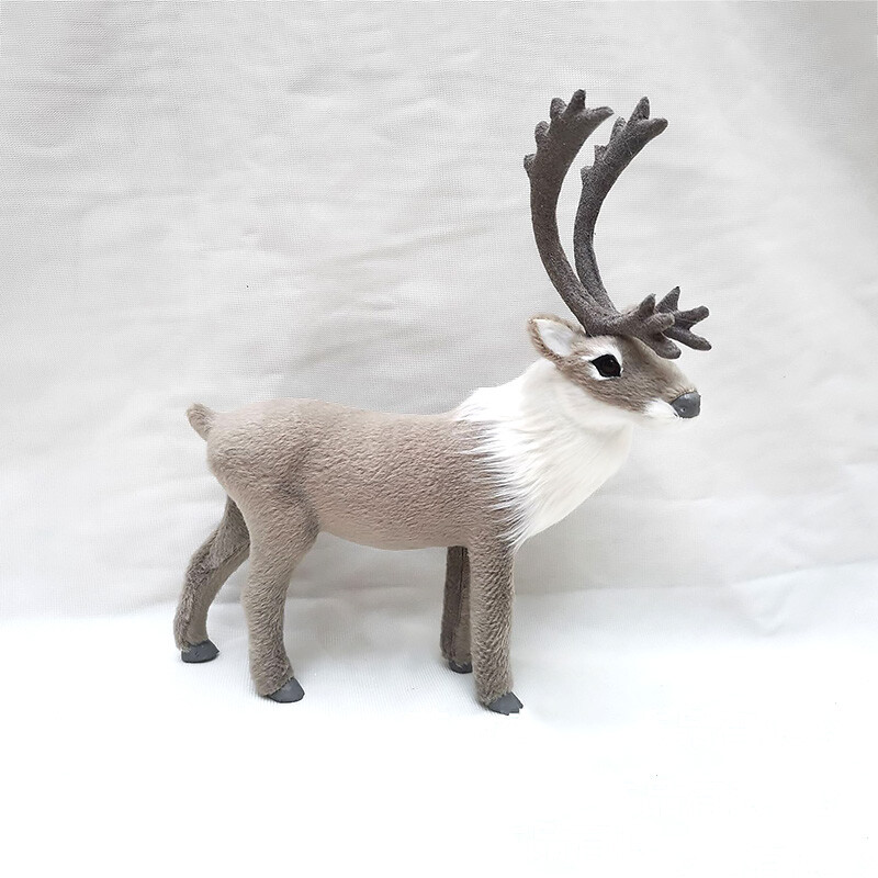 Симулация на малки елени Коледни елени Орнаменти Декорация Градински миниатюри Подпори Нова година Коледа Лос Витрина Подарък за деца