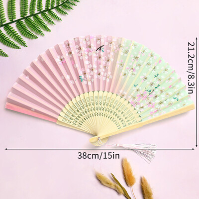 Prenosný bambusový skladací ventilátor, dekoratívne ventilátory, foto rekvizity, svadobné párty, bytové dekorácie, remeslá, darčeky, potreby pre ženy v tanci, 부채