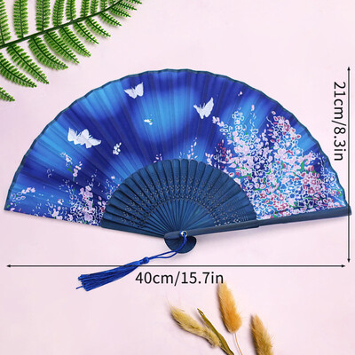 Prenosný bambusový skladací ventilátor, dekoratívne ventilátory, foto rekvizity, svadobné párty, bytové dekorácie, remeslá, darčeky, potreby pre ženy v tanci, 부채