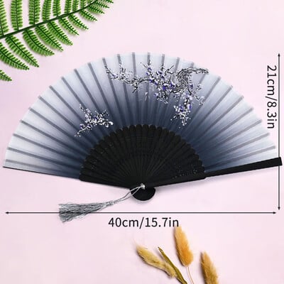 Prenosný bambusový skladací ventilátor, dekoratívne ventilátory, foto rekvizity, svadobné párty, bytové dekorácie, remeslá, darčeky, potreby pre ženy v tanci, 부채