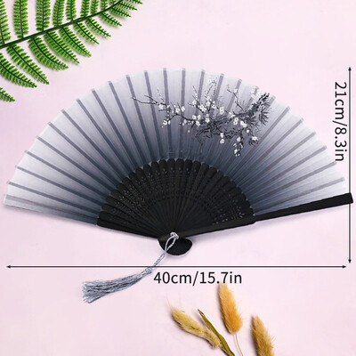 Prenosný bambusový skladací ventilátor, dekoratívne ventilátory, foto rekvizity, svadobné párty, bytové dekorácie, remeslá, darčeky, potreby pre ženy v tanci, 부채