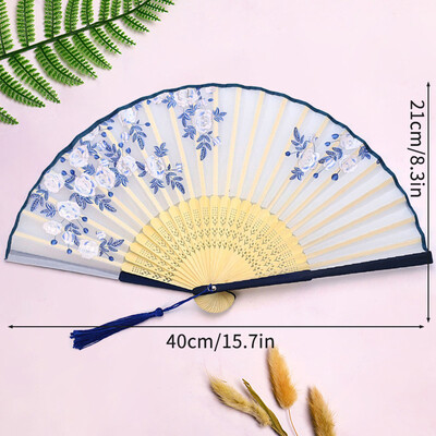Prenosný bambusový skladací ventilátor, dekoratívne ventilátory, foto rekvizity, svadobné párty, bytové dekorácie, remeslá, darčeky, potreby pre ženy v tanci, 부채