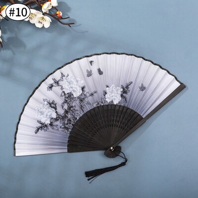Prenosný bambusový skladací ventilátor, dekoratívne ventilátory, foto rekvizity, svadobné párty, bytové dekorácie, remeslá, darčeky, potreby pre ženy v tanci, 부채