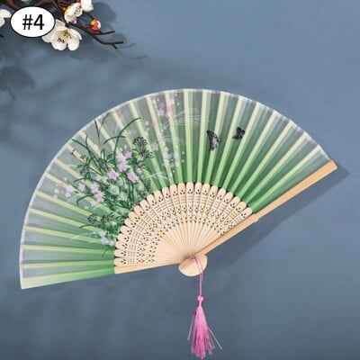 Prenosný bambusový skladací ventilátor, dekoratívne ventilátory, foto rekvizity, svadobné párty, bytové dekorácie, remeslá, darčeky, potreby pre ženy v tanci, 부채