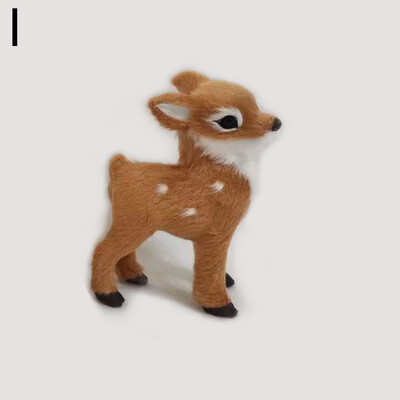 Szimuláció Kisszarvas Karácsonyi Sika Szarvas Díszek Tündérkert Miniatűrök Állatmodell Figura Karácsonyi Újévi Party Gyerekek Ajándékok