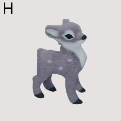 Szimuláció Kisszarvas Karácsonyi Sika Szarvas Díszek Tündérkert Miniatűrök Állatmodell Figura Karácsonyi Újévi Party Gyerekek Ajándékok