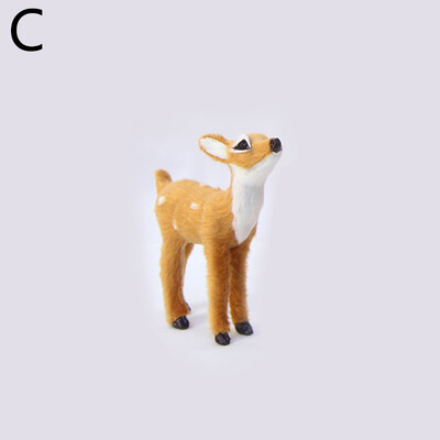 Szimuláció Kisszarvas Karácsonyi Sika Szarvas Díszek Tündérkert Miniatűrök Állatmodell Figura Karácsonyi Újévi Party Gyerekek Ajándékok