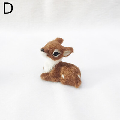 Szimuláció Kisszarvas Karácsonyi Sika Szarvas Díszek Tündérkert Miniatűrök Állatmodell Figura Karácsonyi Újévi Party Gyerekek Ajándékok