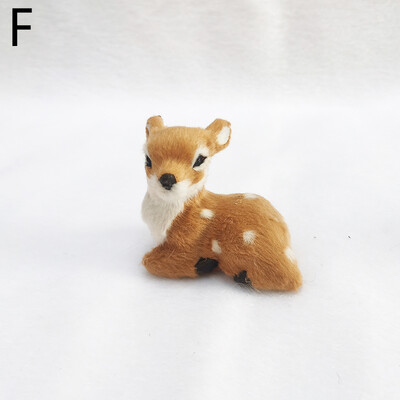 Szimuláció Kisszarvas Karácsonyi Sika Szarvas Díszek Tündérkert Miniatűrök Állatmodell Figura Karácsonyi Újévi Party Gyerekek Ajándékok