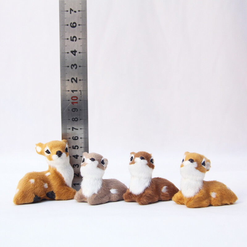 Szimuláció Kisszarvas Karácsonyi Sika Szarvas Díszek Tündérkert Miniatűrök Állatmodell Figura Karácsonyi Újévi Party Gyerekek Ajándékok