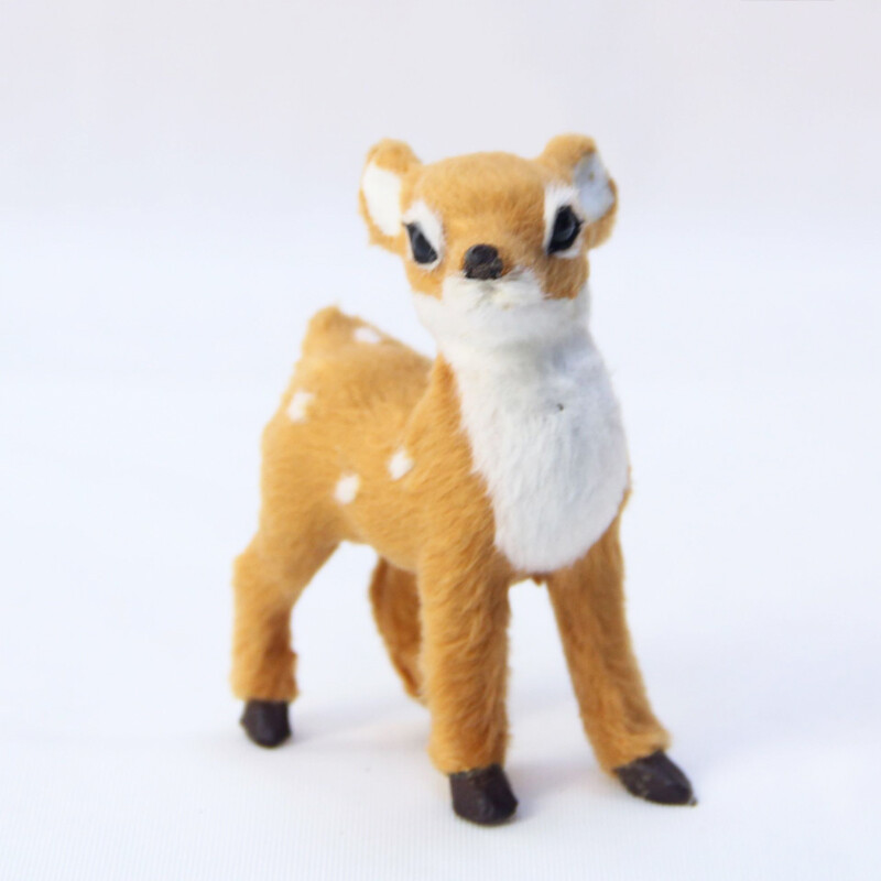 Szimuláció Kisszarvas Karácsonyi Sika Szarvas Díszek Tündérkert Miniatűrök Állatmodell Figura Karácsonyi Újévi Party Gyerekek Ajándékok