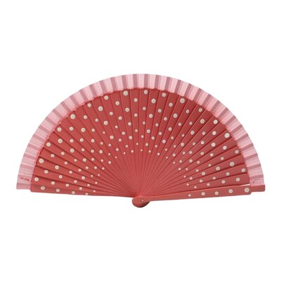 Flamenco spanyol összecsukható legyező pöttyök mintás modern klasszikus vintage kézi ventilátor