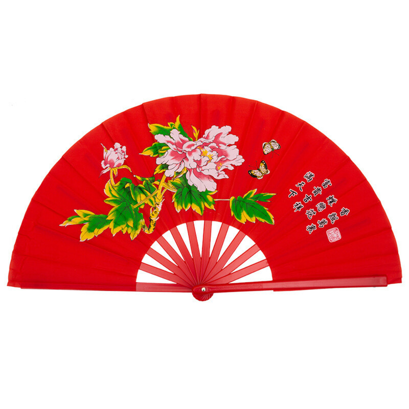 Kung Fu Tai Chi Fan Bamboo 33cm High-grade Right Hand Performance Fan Бойни изкуства Фенове Wushu Продукти 13 инча Бойни изкуства Фенове