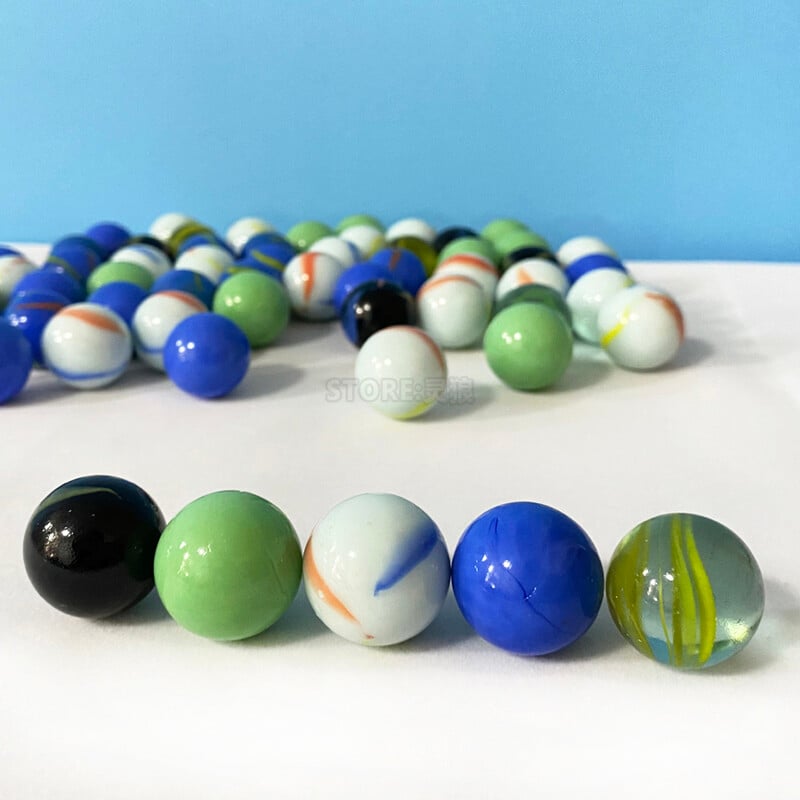 G4 16mm bile de sticlă bile chinezești bile sferă de sticlă pentru copii marmură pentru petrecere umplutură de ciorapi DIY decor acasă