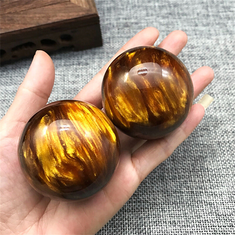 50 MM Prirodna smola Sinteza Zlatni crni koraljni vrbin lijek od pčelinjeg voska Rukometna lopta kolekcionarski dar