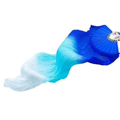 Evantai lungi de dans din mătase, superbi, evantai pliante, perfecti pentru studenții profesori de dans