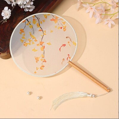 Θαυμαστής της ομάδας αρχαίου στυλ Ημιδιαφανής βεντάλια Παιδικός ανεμιστήρας Χανφού Cheongsam οπαδός χορού Καλοκαιρινό κινέζικο στυλ αρχαίας αυλής ανεμιστήρας