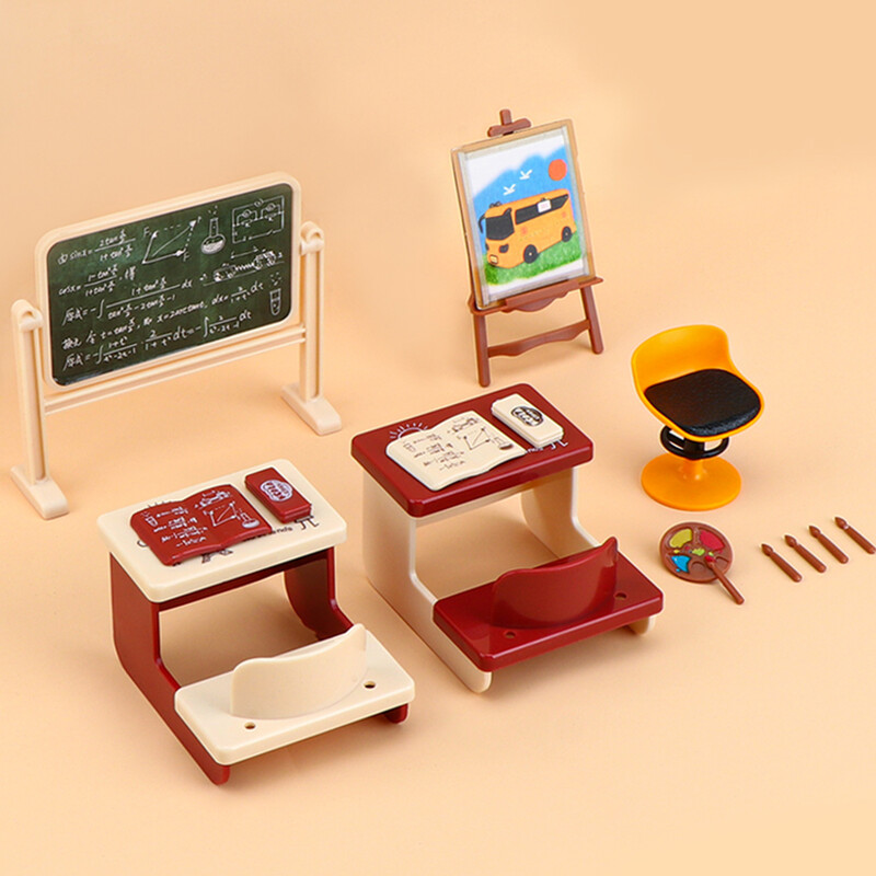 1:12 Leļļu namiņš Koala Miniatūras simulācijas klases ainas Aksesuāri Zīmēšanas rīks Miniatūras mēbeles Meitenes dzimšanas dienas dāvanu rotaļlietas