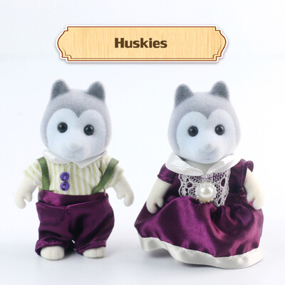 Mergaitės apsimetinėjimo žaidimo rinkinys Vaikams Imitacija Miško gyvūnų šeima 1:12 Lėlių namelio mastelio baldai Miniatiūriniai triušio klevo katės koala