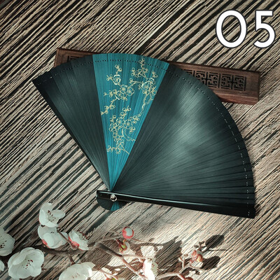 Klasszikus japán stílusú bambuszlegyező Klasszikus üreges női összecsukható kézlegyező Vintage stílusú művészet kézműves ajándék lakberendezési díszek