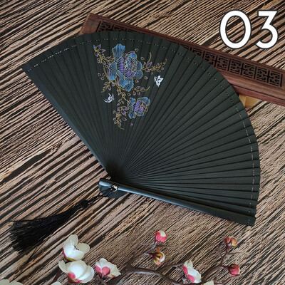 Klasszikus japán stílusú bambuszlegyező Klasszikus üreges női összecsukható kézlegyező Vintage stílusú művészet kézműves ajándék lakberendezési díszek