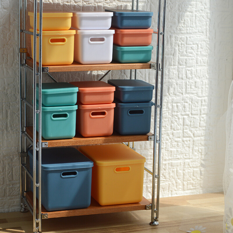 6 vnt/komplektas 1/6 arba 1/12 mastelio miniatiūrinė lėlių namelio laikymo dėžutė mini talpykla, skirta BJD OB11 lėlių namams baldų priedai žaislas