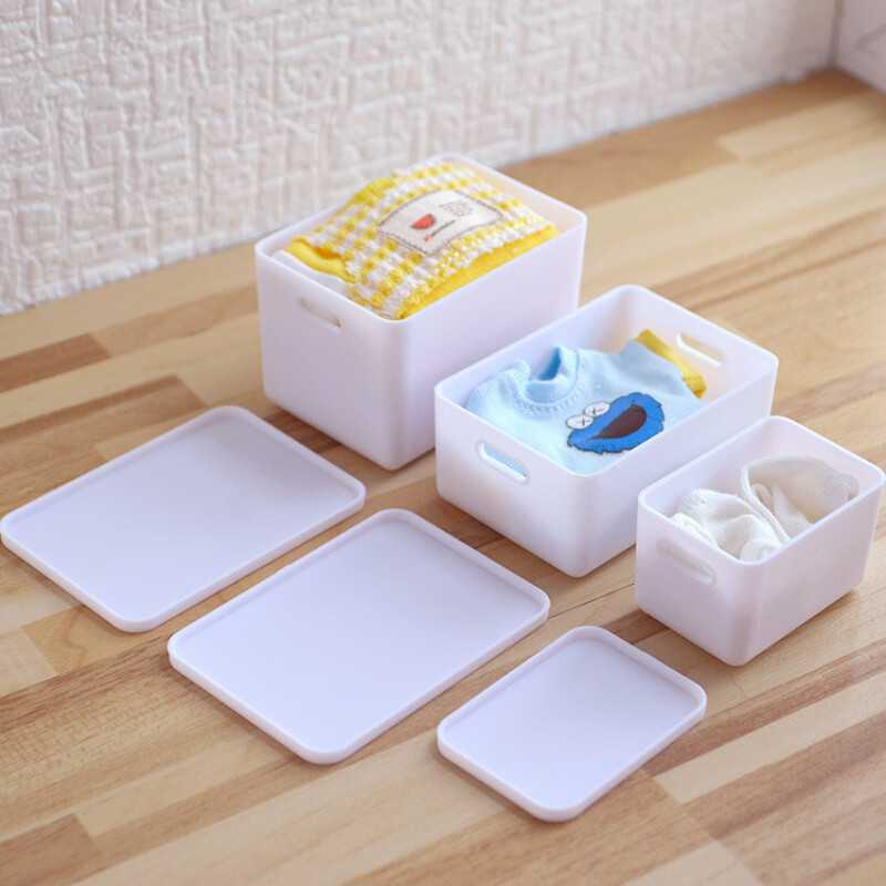 6 vnt/komplektas 1/6 arba 1/12 mastelio miniatiūrinė lėlių namelio laikymo dėžutė mini talpykla, skirta BJD OB11 lėlių namams baldų priedai žaislas