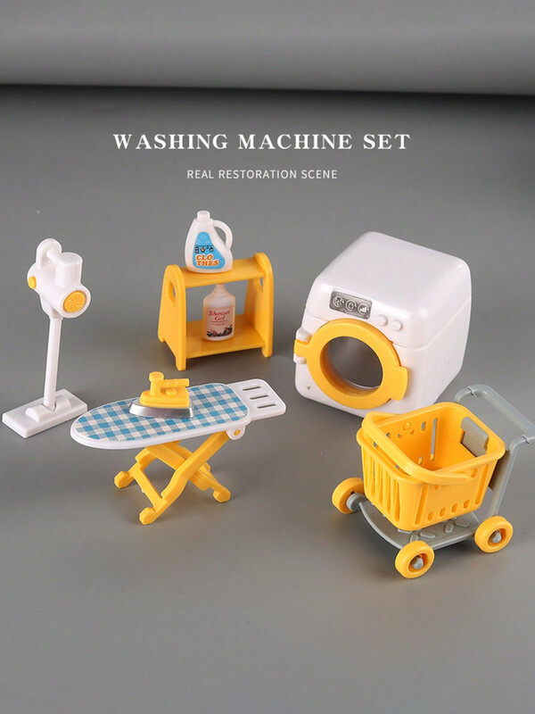 1:12 Miniatiūriniai baldai Miško šeimos modeliavimo scenos modelių rinkinys Įvairių scenų derinių rinkinys Lėlių namelio žaislas mergaitėms Dovanos Žaislai