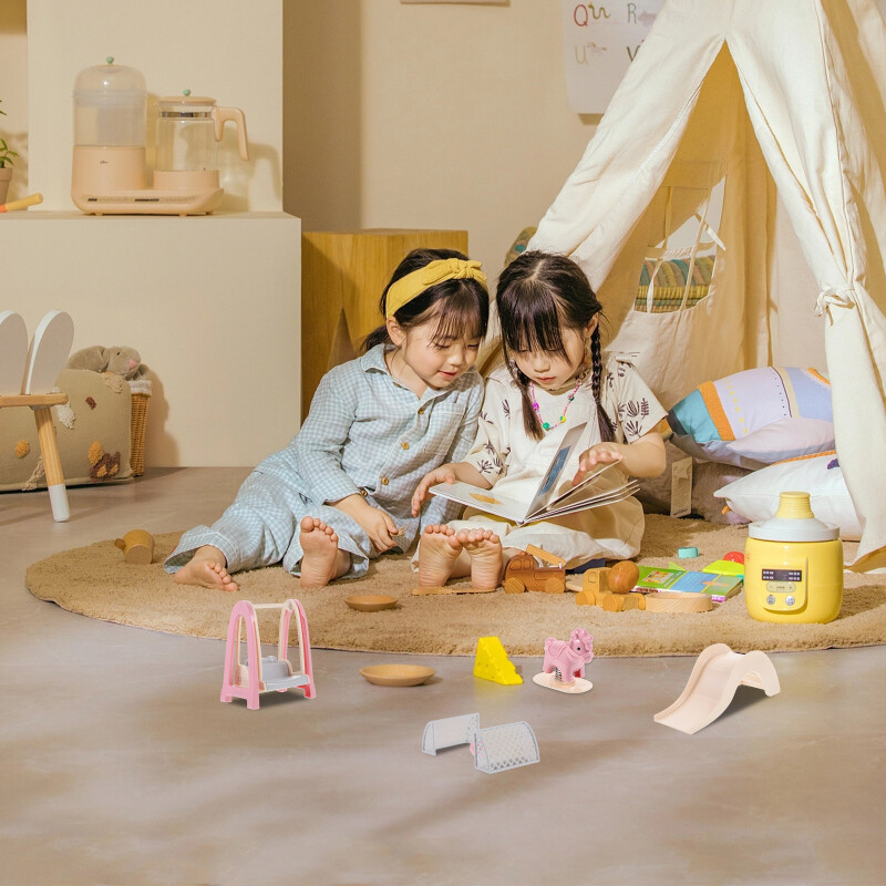 1:12 Miniatiūriniai baldai Miško šeimos modeliavimo scenos modelių rinkinys Įvairių scenų derinių rinkinys Lėlių namelio žaislas mergaitėms Dovanos Žaislai