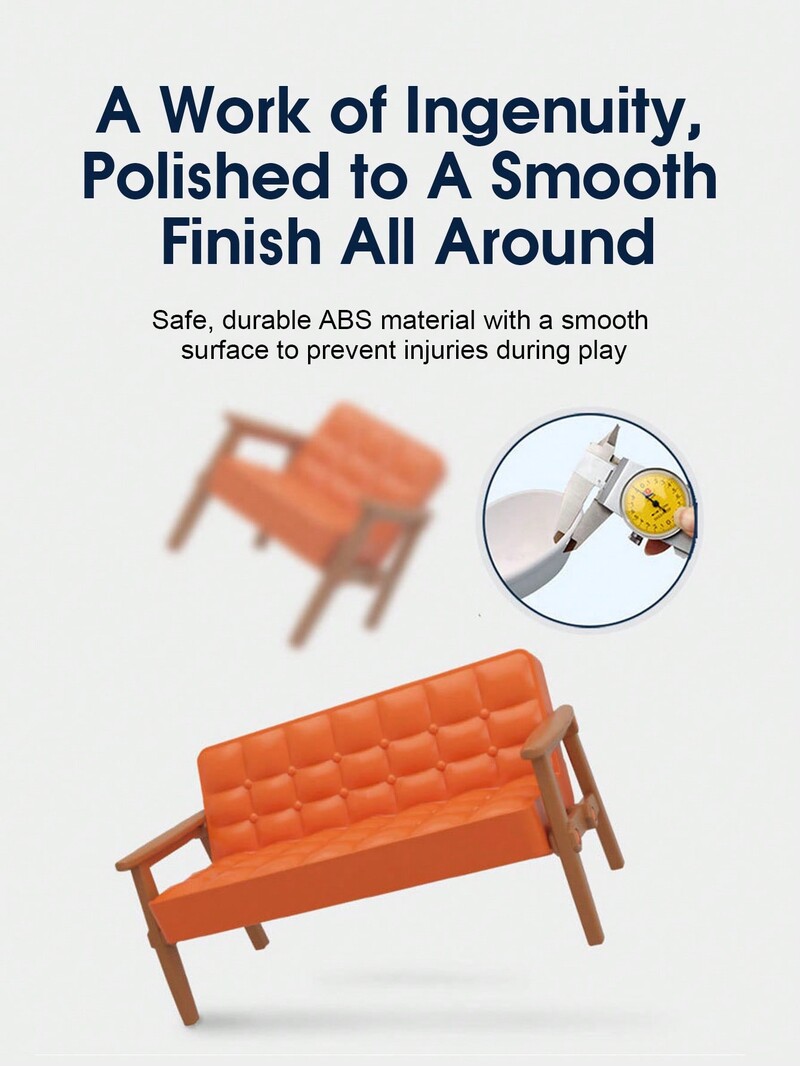 1:12 Miniatūras mēbeles Mežs Ģimene Mini guļamistaba Virtuve Vannas istaba Dzīvojamās istabas komplekts Rotaļlieta Rotaļlieta Leļļu namiņš Aksesuāri Meitenes