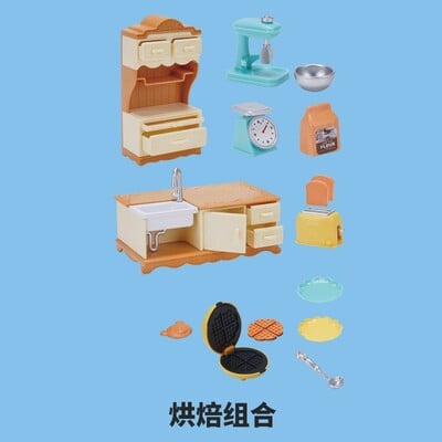 miniatűr tárgyak konyhai háztartási feladatok színlelés játékok babaház bútor kiegészítők családi interakció baba gyerekek játékok