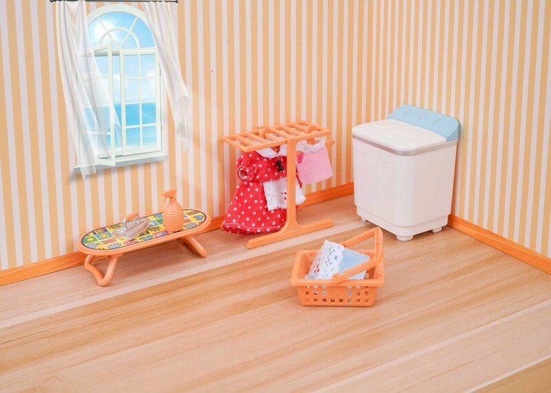 miniatűr tárgyak konyhai háztartási feladatok színlelés játékok babaház bútor kiegészítők családi interakció baba gyerekek játékok