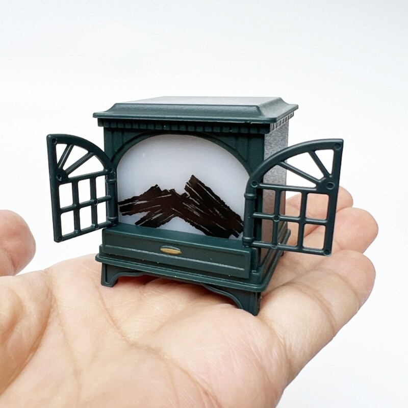 Krb do domčeka pre bábiky v mierke 1:12 s LED diódami, miniatúrne dekorácie do domčeka pre bábiky, nábytok, ručne vyrábané remeslá, doplnky, hračka