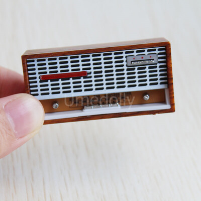Miniatúrny domček pre bábiky v mierke 1/6, magnetofón, mini rádio, hračka, BJD domček pre bábiky, nábytok, doplnky, hračka