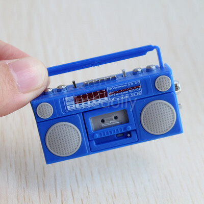 Miniatúrny domček pre bábiky v mierke 1/6, magnetofón, mini rádio, hračka, BJD domček pre bábiky, nábytok, doplnky, hračka