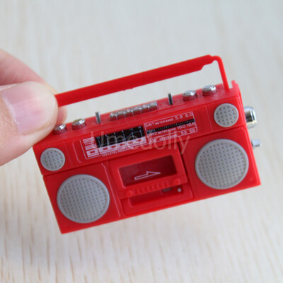 Miniatúrny domček pre bábiky v mierke 1/6, magnetofón, mini rádio, hračka, BJD domček pre bábiky, nábytok, doplnky, hračka