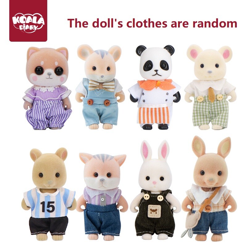 Оригинални миниатюрни предмети Аксесоари и мебели за куклена къща Семейни играчки Всекидневна Баня Кухня Играчки за момичета Момче