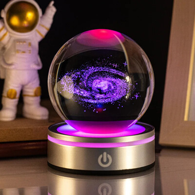 3D krištáľová guľa laserom gravírovaná planéta krištáľová guľa slnečná sústava glóbus astronomický darček narodeninový darček sklenená guľa bytová dekorácia