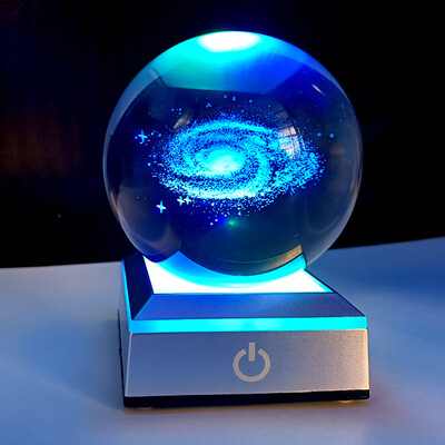 3D krištáľová guľa laserom gravírovaná planéta krištáľová guľa slnečná sústava glóbus astronomický darček narodeninový darček sklenená guľa bytová dekorácia