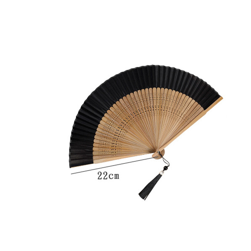 Senovinis sulankstomas vėduoklė, 6 colių auksinė povo plunksna, sulankstoma ventiliatoriaus galvutė, mėlyna, moteriška, vyrų, kinų Hanfu bambuko rankų darbo vėduoklė