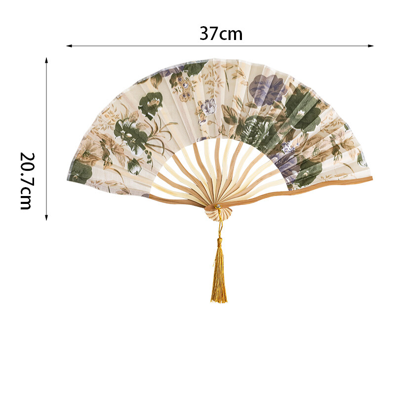 1 vnt. senovinė vėduoklė, sulankstoma vėduoklė Kinietiško stiliaus šokių vestuvių gimtadienio vakarėlis, skirtas rankų darbo gerbėjams, namų dekoravimo dovana svečiams