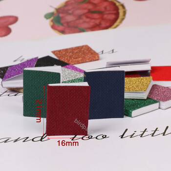 Mini Boek Livre Note Books Μοντέλα Παιχνίδια Μικροαντικείμενα Πράγματα Έπιπλα Κουκλόσπιτου Αξεσουάρ για Barbie Ob11 Bjd 1/12 Dolls House