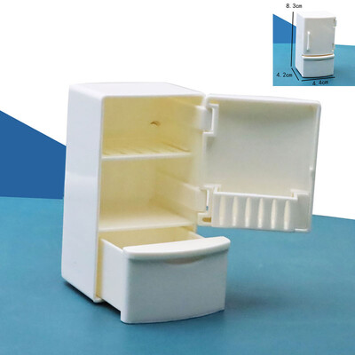 Mini hladnjak s dvostrukim vratima Igračke za djevojčice Minijaturni dodaci za kuhinjski namještaj za lutke Barbie & Djeca Igraju igre s hranom